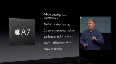 „Apple A7“ rasta nemažai stacionarių procesorių požymių