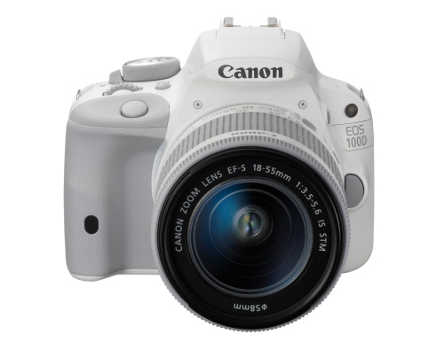 „Canon“ pristato baltos spalvos fotoaparato „EOS 100D“ ir objektyvo EF-S 18-55mm f/3.5-5.6 IS modelius