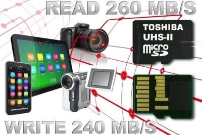 „Toshiba“ pagamino greičiausias „microSD“ korteles