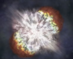 Mokslininkai pagaliau išsprendė mistinės itin ryškios supernovos mįslę