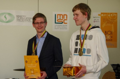 Baltijos šalių informatikų olimpiadoje moksleivis iš Lietuvos laimėjo bronzą