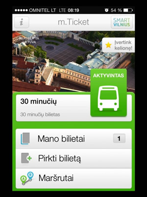 Bandymas: ar verta vilniečio kortelę iškeisti į „m.Ticket“?