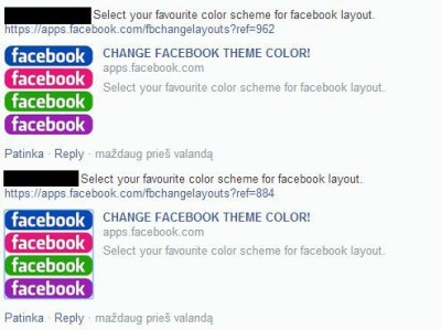 Sukčių sukurta gudrybė „Facebook“ tinkle siūlo pasikeisti profilio spalvą