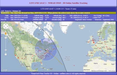 Baigėsi pirmojo lietuviško palydovo „LituanicaSAT-1“ misija