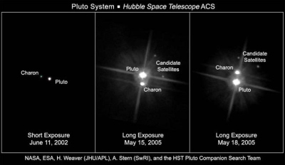 Zondas „New Horizons“ jau mato ne tik Plutoną, bet ir jo mėnulį Charoną