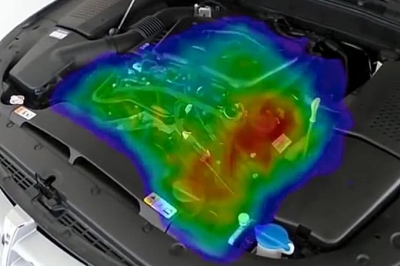 Garso kamera leis nustatyti automobilio skleidžiamų keistų garsų šaltinį