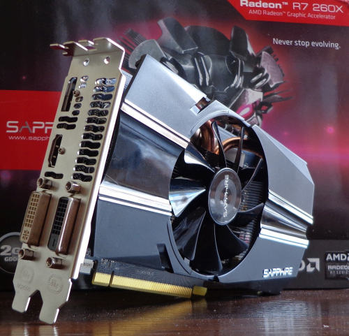 „Sapphire Radeon R7 260X OC“ vaizdo plokštės apžvalga