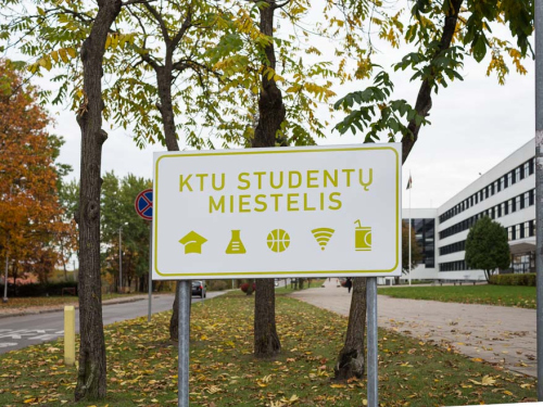 KTU Studentų miestelio ateitis – be aplinką teršiančio transporto