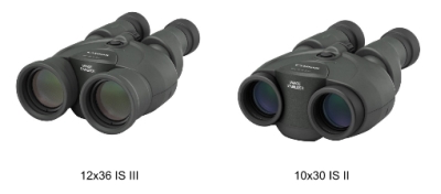 „Canon“ atnaujino žiūronų asortimentą modeliais 12x36 IS III ir 10x30 IS II