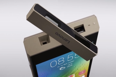 „Lenovo Smart Cast“: išmaniojo telefono su įmontuotu projektoriumi prototipas „Lenovo Smart Cast“: išmaniojo telefono su įmontuotu projektoriumi prototipas