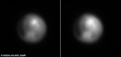 Prie Plutono ašigalio pastebėta paslaptinga didžiulė šviesi dėmė