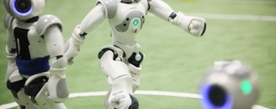Kinijoje prasidėjo robotų futbolo pasaulio taurė Kinijoje prasidėjo robotų futbolo pasaulio taurė