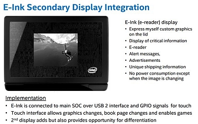 „Intel“ papasakojo apie planšetę „du viename“ su papildomu „E Ink“ ekranu
