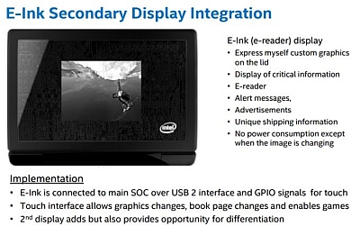 „Intel“ papasakojo apie planšetę „du viename“ su papildomu „E Ink“ ekranu „Intel“ papasakojo apie planšetę „du viename“ su papildomu „E Ink“ ekranu