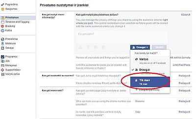 Kaip pakeisti „Facebook“ nustatymus, kad maksimaliai apsaugotumėte savo privatumą