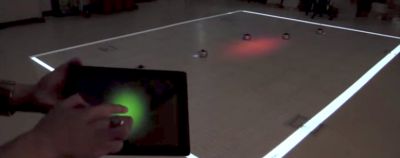 Efektyvus robotų spiečiaus valdymas pasitelkiant planšetę Efektyvus robotų spiečiaus valdymas pasitelkiant planšetę
