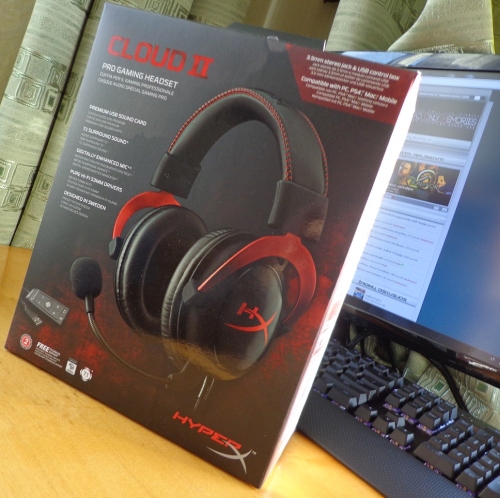 Geriausios žaidėjų ausinės už 100 €: „Kingston HyperX Cloud II“ apžvalga