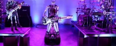 Robotų grupė „Compressorhead” ieško vokalisto
