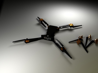 „Blu“ – susilankstantis kišeninis „Droidworx“ dronas