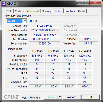 „AData XPG v3 16 GB 2400 MHz“ atminties apžvalga