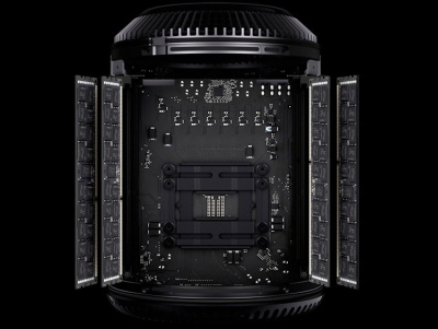„Apple Mac Pro“ darbo stotyse aptikta grafikos posistemės problema „Apple Mac Pro“ darbo stotyse aptikta grafikos posistemės problema