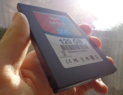 120 GB talpa 2016-aisiais: „Silicon Power S55“ SSD disko apžvalga