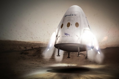 Kokie šansai, kad „SpaceX“ iki Marso nuskris 2018 metais?