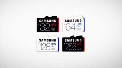 „Samsung“ pristatė pirmąsias pasaulyje itin sparčiai veikiančias UFS atminties korteles „Samsung“ pristatė pirmąsias pasaulyje itin sparčiai veikiančias UFS atminties korteles