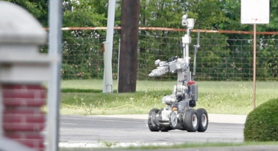 Štai taip atrodo pirmasis robotas policininkas, Dalase nukovęs šaudžiusįjį į pareigūnus Štai taip atrodo pirmasis robotas policininkas, Dalase nukovęs šaudžiusįjį į pareigūnus