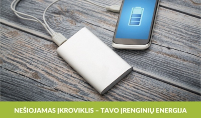 Kaip išsirinkti nešiojamą įkroviklį (angl. Power Bank)?