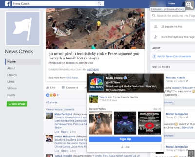 „Facebook“ plinta melagingi pranešimai apie teroro aktus