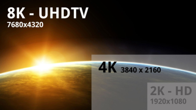 Serijinė 8K ekranų gamyba bus pradėta iki šių metų pabaigos Serijinė 8K ekranų gamyba bus pradėta iki šių metų pabaigos