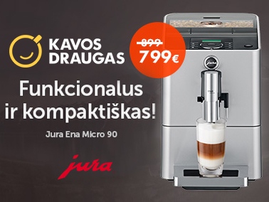 Kavos aparatas „Jura Ena Micro 90“ – už dar geresnę kainą!