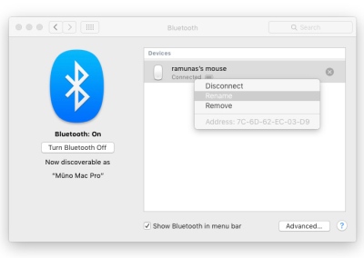 Kaip pervadinti „Bluetooth“ įrenginį