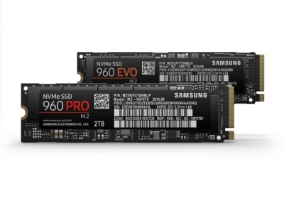 „Samsung“ pristatė greičiausius ir talpiausius „960 PRO“ ir „EVO“kietuosius diskus