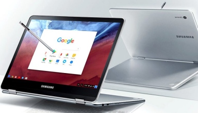 „Samsung Chromebook Pro“ gavo 360° atverčiamą ekraną ir elektroninį rašiklį