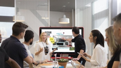 4K monoblokas „Google Jamboard“ skirtas kolektyviniam darbui 4K monoblokas „Google Jamboard“ skirtas kolektyviniam darbui