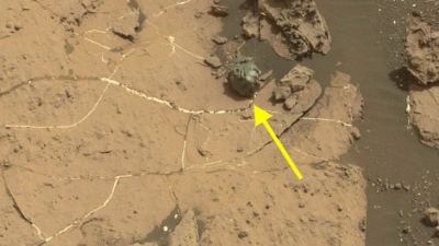 Naujas „Curiosity“ trofėjus – zondas Marse rado gluminantį metalo meteoritą Naujas „Curiosity“ trofėjus – zondas Marse rado gluminantį metalo meteoritą