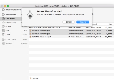 Kaip optimizuoti disko vietą „Mac“ su įdiegta „macOS Sierra“