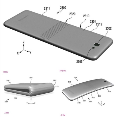 Paviešinti sulenkiamo išmaniojo „Samsung Galaxy X“ atvaizdai Paviešinti sulenkiamo išmaniojo „Samsung Galaxy X“ atvaizdai