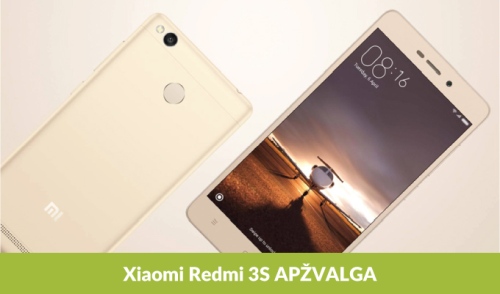 „Xiaomi Redmi 3S“ – idealus biudžetinis telefonas
