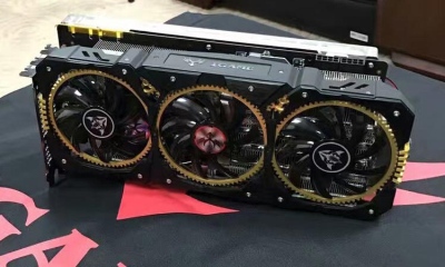 Vaizdo plokštė „Colorful iGame GTX 1080 Kudan“ užims keturis išplėtimo lizdus Vaizdo plokštė „Colorful iGame GTX 1080 Kudan“ užims keturis išplėtimo lizdus