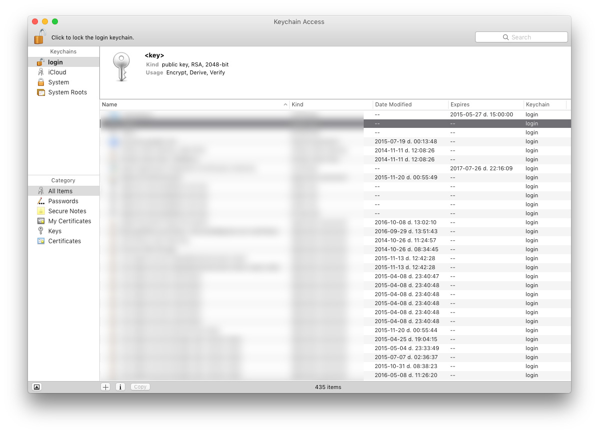 Būdas „prisiminti“ slaptažodį „OS X/macOS“