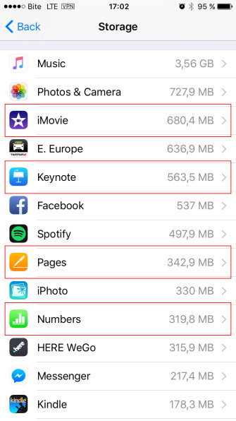 Kaip atlaisvinti daugiau nei 2 GB vietos „iPhone“