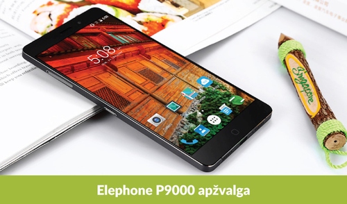 Viliojantis flagmanas „Elephone P900“: apžvalga