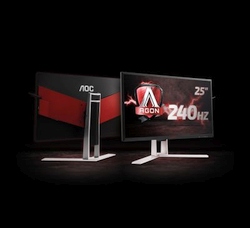 Jau galima įsigyti AOC AGON (240 Hz) žaidimų monitorių