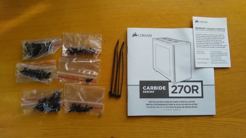 „Corsair Carbide 270R“ korpuso apžvalga