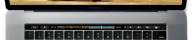 Kaip „Touch Bar“ išmokyti dirbti su visomis „Mac“ programomis