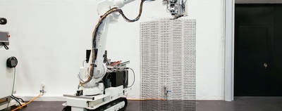 „Mesh Mould“ – robotas-statybininkas „Mesh Mould“ – robotas-statybininkas
