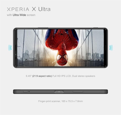„Sony Xperia X Ultra“ gaus ekraną su 21:9 kraštinių santykiu „Sony Xperia X Ultra“ gaus ekraną su 21:9 kraštinių santykiu